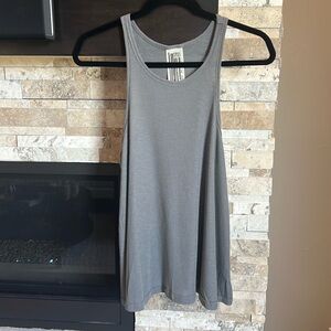 Free People gray tank flowy size medium